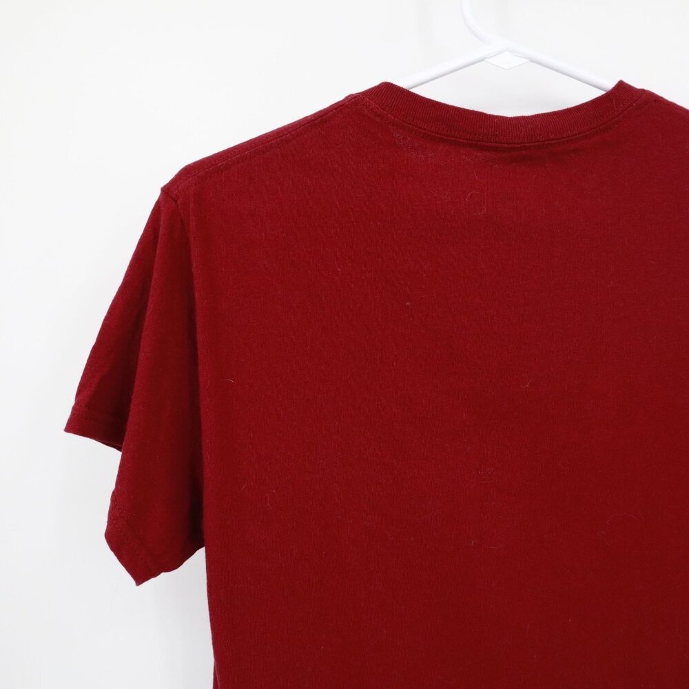 Playboy Glitter‎ Tee Womens S Red Edgy Iconic Statement Casual Trendy Rebellious - Picture 7 of 14